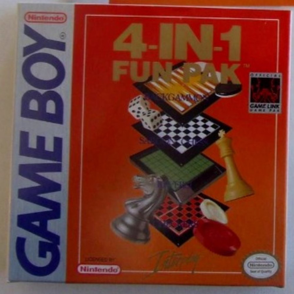 Game Boy Nintendo 4 In 1 Fun Pack Game Set Rare